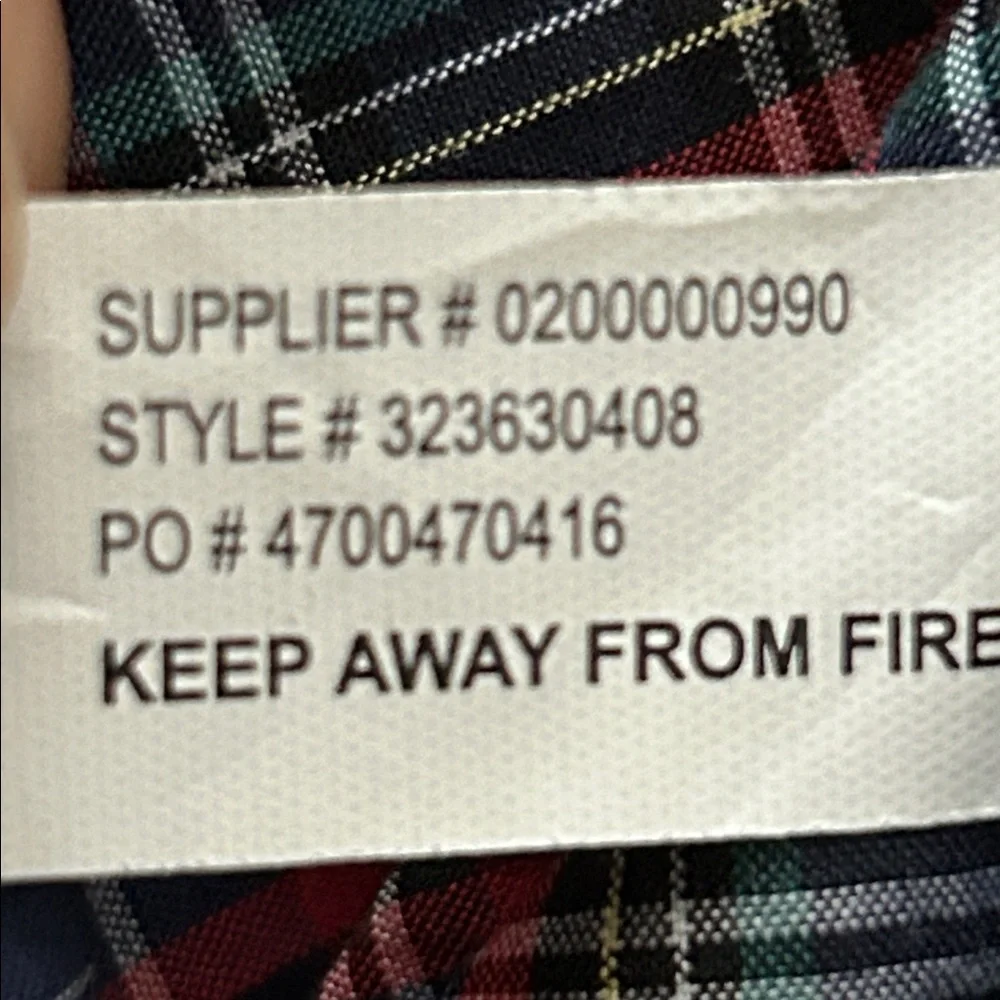 Ralph Lauren boys Size Large 14-16 long sleeve button down‎ plaid shirt.
